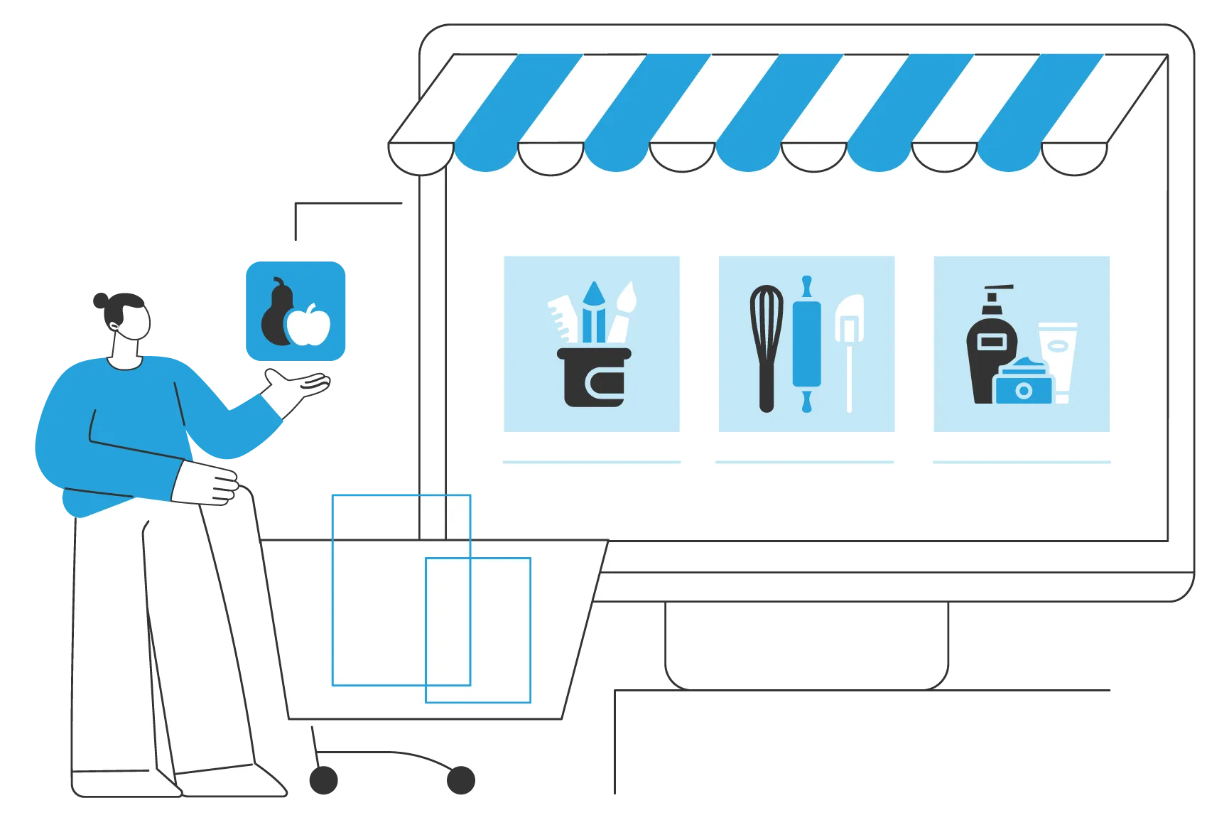 Omnichannel ecommerce feature for minimart