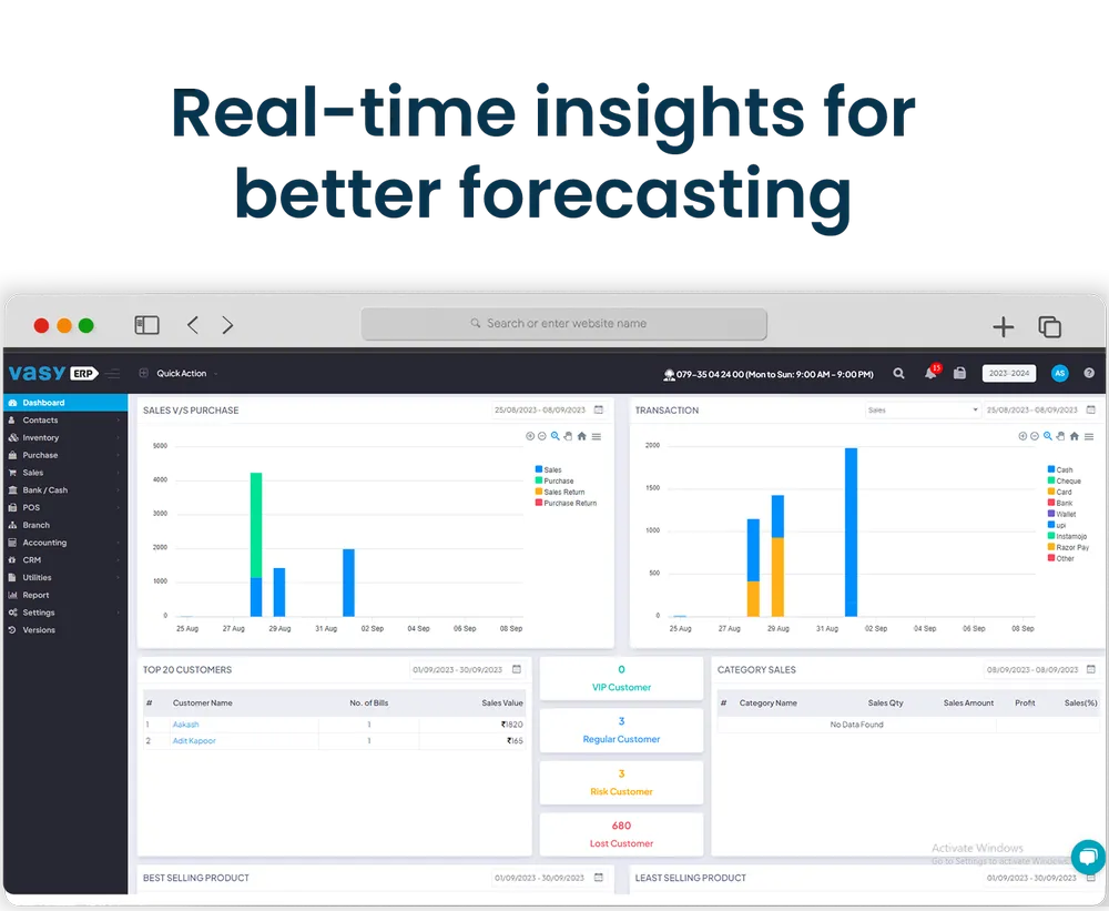 accounting software reports